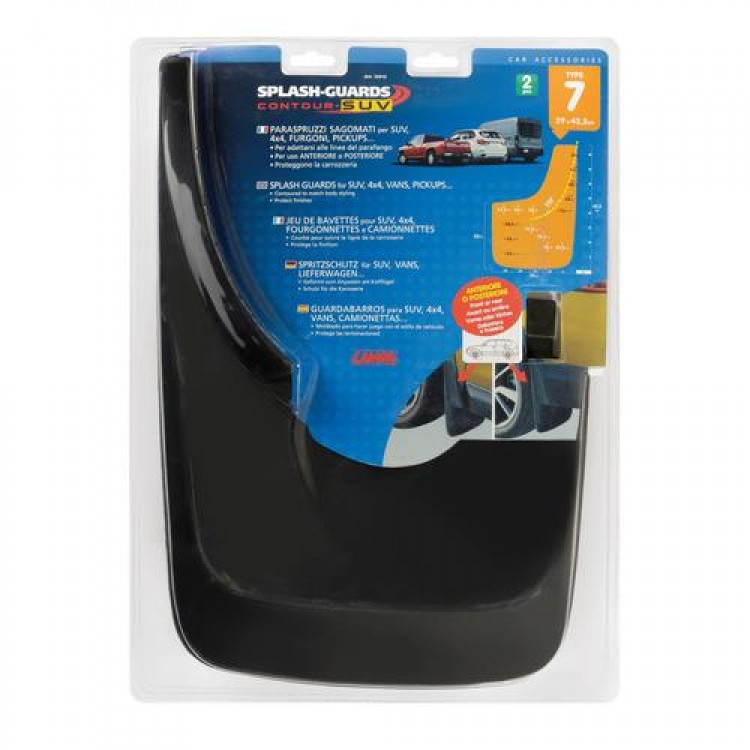 ΛΑΣΠΩΤΗΡΕΣ SPLASH-GUARDS CONTOUR SUV 29x42,5cm TYPE-7 2ΤΕΜ. ΛΑΣΠΩΤΗΡΕΣ SPLASH-GUARDS CONTOUR SUV 29x42,5cm TYPE-7 2ΤΕΜ.