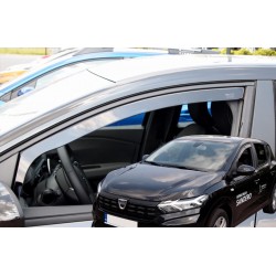 ΑΝΕΜΟΘΡΑΥΣΤΕΣ ΓΙΑ DACIA SANDERO /STEPWAY 5D 2020+ ΖΕΥΓΑΡΙ ΑΥΤΟΚΙΝΗΤΟΥ ΑΠΟ ΕΥΚΑΜΠΤΟ ΦΙΜΕ ΠΛΑΣΤΙΚΟ HEKO - 2 ΤΕΜ.
