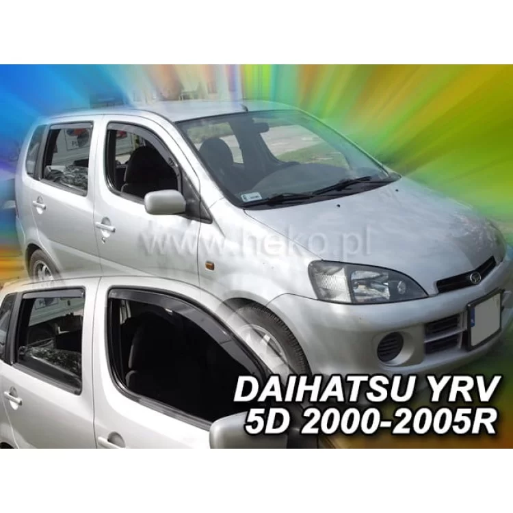 ΑΝΕΜΟΘΡΑΥΣΤΕΣ ΓΙΑ DAIHATSU YRV 5D 2000-2005R ΣΕΤ ΑΥΤΟΚΙΝΗΤΟΥ ΑΠΟ ΕΥΚΑΜΠΤΟ ΦΙΜΕ ΠΛΑΣΤΙΚΟ HEKO - 4 ΤΕΜ. ΑΝΕΜΟΘΡΑΥΣΤΕΣ ΓΙΑ DAIHATSU YRV 5D 2000-2005R ΣΕΤ ΑΥΤΟΚΙΝΗΤΟΥ ΑΠΟ ΕΥΚΑΜΠΤΟ ΦΙΜΕ ΠΛΑΣΤΙΚΟ HEKO - 4 ΤΕΜ.