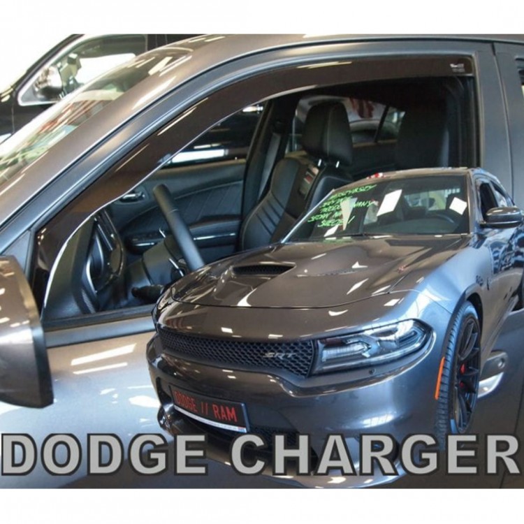 ΑΝΕΜΟΘΡΑΥΣΤΕΣ ΓΙΑ DODGE CHARGER 5D 2011-2021 ΖΕΥΓΑΡΙ ΑΠΟ ΕΥΚΑΜΠΤΟ ΦΙΜΕ ΠΛΑΣΤΙΚΟ HEKO - 2 ΤΕΜ.