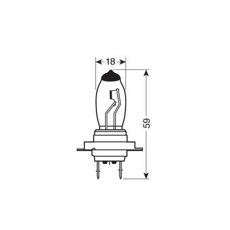 H7 55W Xenium Race 12V