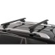 ΜΠΑΡΕΣ ΑΛΟΥΜΙΝΙΟΥ SONIC BLACK XL 130cm ΣΕ ΜΑΥΡΟ ΧΡΩΜΑ ΓΙΑ ΟΡΟΦΗ ΜΕ FLUSH ΚΑΙ RAISED RAILS MENABO - 2 ΤΕΜ.