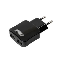 Lampa – Φορτιστής Πρίζας 220V σε 2 USB 5V 2.4A για Κινητά Smartphones Tablet Universal – 1 Τεμ. (L3894.9/T)