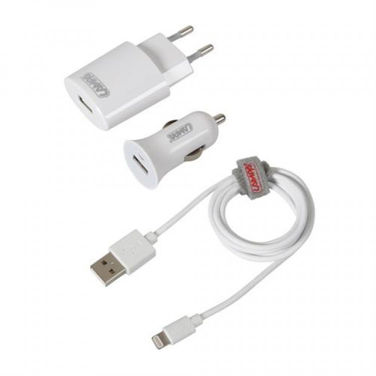 Καλώδιο Φορτισης / Συγχρονισμού USB για Apple 100cm 8pin με αντάπτορα USB αναπτήρα 12V/24V και αντάπτορα 220V Καλώδιο Φορτισης / Συγχρονισμού USB για Apple 100cm 8pin με αντάπτορα USB αναπτήρα 12V/24V και αντάπτορα 220V