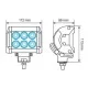 ΠΡΟΒΟΛΕΑΣ ΕΡΓΑΣΙΑΣ WL-6 9/32V 6 CREE LED 18W 1560LM 6.000K (112 x 113 x 66 mm) ΜΕ ΦΩΣ ΔΙΑΘΛΑΣΗΣ -1ΤΕΜ. ΠΡΟΒΟΛΕΑΣ ΕΡΓΑΣΙΑΣ WL-6 9/32V 6 CREE LED 18W 1560LM 6.000K (112 x 113 x 66 mm) ΜΕ ΦΩΣ ΔΙΑΘΛΑΣΗΣ -1ΤΕΜ.