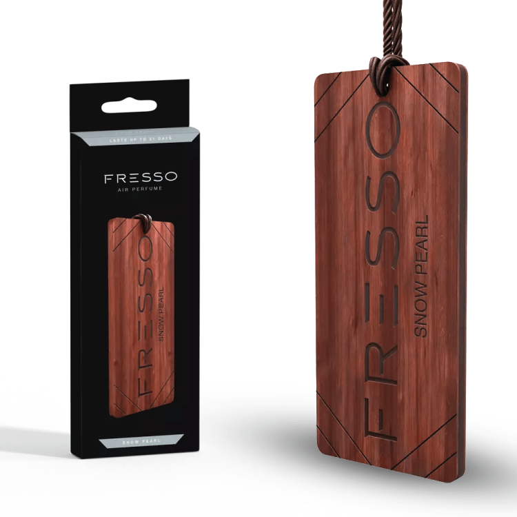 Fresso - Ξύλινο Κρεμαστό Αρωματικό Αυτοκινήτου Snow Pearl - 1 τεμ. (159044/FRE) Fresso - Ξύλινο Κρεμαστό Αρωματικό Αυτοκινήτου Snow Pearl - 1 τεμ. (159044/FRE)