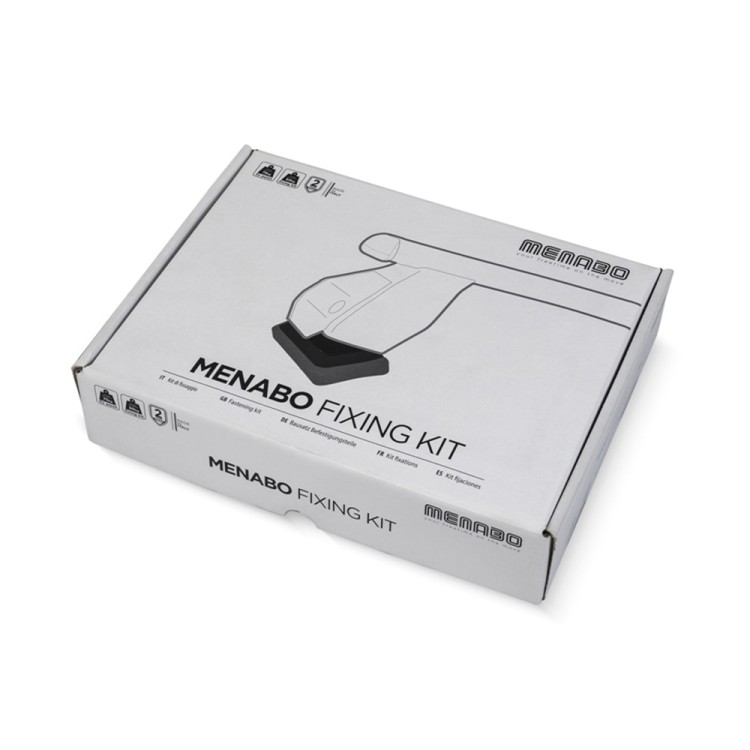 Menabo - Σετ Άκρα (Πόδια) Kit Type G για Μπάρες Οροφής Delta Black / Silver - 1 Σετ (15990/MB) Menabo - Σετ Άκρα (Πόδια) Kit Type G για Μπάρες Οροφής Delta Black / Silver - 1 Σετ (15990/MB)