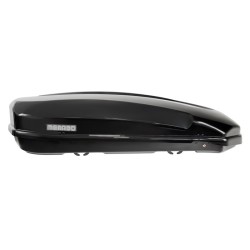 Menabo - Μπαγκαζιέρα Οροφής Satellite 600 Duo Black με Δαγκάνες Crab (Μαύρη / Γυαλιστερή 197,6x94x46,7cm) για Ασφαλή Μεταφορά Φορτίου - 1 τεμ. (16920/MB)