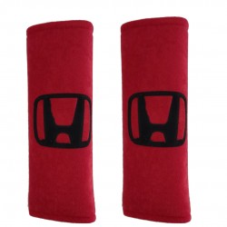 HONDA ΜΑΞΙΛΑΡΑΚΙΑ ΓΙΑ ΖΩΝΗ ΑΣΦΑΛΕΙΑΣ 21 X 7,5 cm ΣΕ ΚΟΚΚΙΝΟ ΧΡΩΜΑ ΜΕ ΜΑΥΡΟ LOGO - 2 ΤΕΜ.