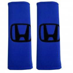 HONDA​​ ​ΜΑΞΙΛΑΡΑΚΙΑ ΓΙΑ ΖΩΝΗ ΑΣΦΑΛΕΙΑΣ 21 X 7,5 cm ΣΕ ΜΠΛΕ ΧΡΩΜΑ ΜΕ ΜΑΥΡΟ LOGO - 2 ΤΕΜ.