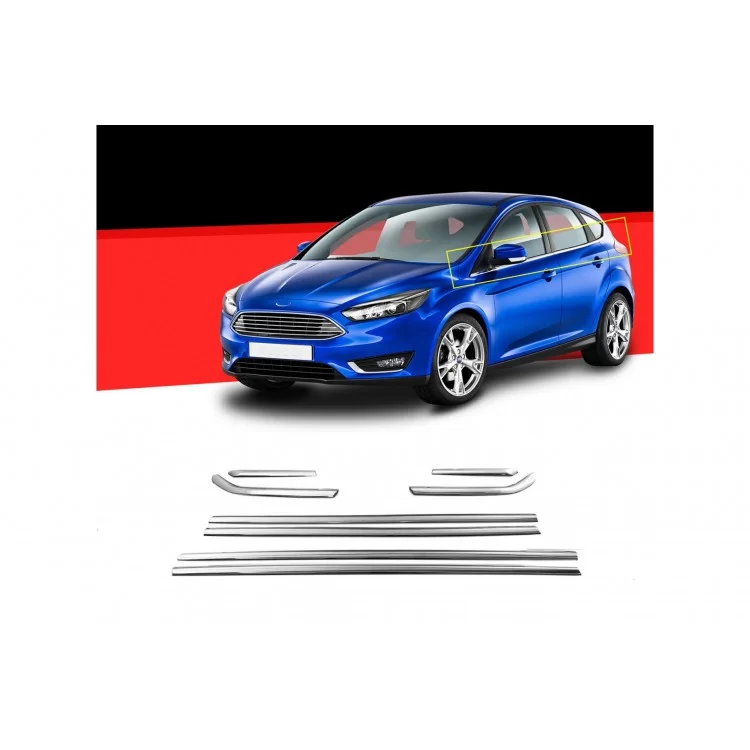 TRIM ΠΑΡΑΘΥΡΩΝ ΑΝΟΞ.ΑΤΣΑΛΙ ΧΡΩΜΙΟ S-DIZAYN ΓΙΑ FORD FOCUS 5D HB 2011+ - 8ΤΕΜ TRIM ΠΑΡΑΘΥΡΩΝ ΑΝΟΞ.ΑΤΣΑΛΙ ΧΡΩΜΙΟ S-DIZAYN ΓΙΑ FORD FOCUS 5D HB 2011+ - 8ΤΕΜ