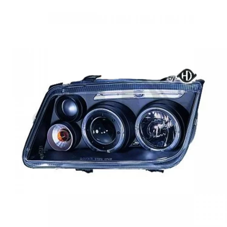 Φανάρια Μπροστινά Angel Eyes VW BORA 09.98+ Μαύρα Φανάρια Μπροστινά Angel Eyes VW BORA 09.98+ Μαύρα