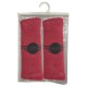ΜΙΝΙ COOPER ΜΑΞΙΛΑΡΑΚΙΑ ΓΙΑ ΖΩΝΗ ΑΣΦΑΛΕΙΑΣ 21 X 7,5 cm ΣΕ ΚΟΚΚΙΝΟ ΧΡΩΜΑ ΜΕ ΜΑΥΡΟ LOGO - 2 ΤΕΜ.