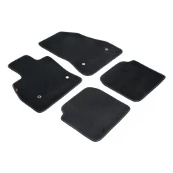 ΜΑΡΚΕ ΠΑΤΑΚΙΑ EXECUTIVE ΜΟΚΕΤΑ ΓΙΑ FIAT 500L 09/2012-05/2017 ΣΕ ΜΑΥΡΟ ΧΡΩΜΑ ME ΚΟΥΜΠΩΜΑΤΑ LAMPA - 4 ΤΕΜ.