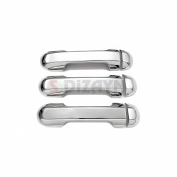 ΧΕΡΟΥΛΙΑ ΠΟΡΤΑΣ ΓΙΑ FORD TRANSIT CONNECT 2002-2014  ΧΡΩΜΙΟ ΜΕΤΑΛΛΙΚΟ 3ΤΕΜ.