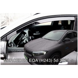 ΑΝΕΜΟΘΡΑΥΣΤΕΣ ΓΙΑ MERCEDES EQA H243 5D 2021+  ΖΕΥΓΑΡΙ ΑΠΟ ΕΥΚΑΜΠΤΟ ΦΙΜΕ ΠΛΑΣΤΙΚΟ HEKO - 2 ΤΕΜ.