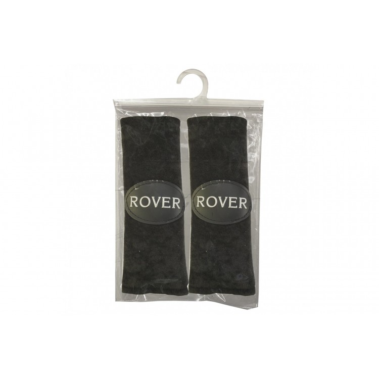 ROVER ΜΑΞΙΛΑΡΑΚΙΑ ΓΙΑ ΖΩΝΗ ΑΣΦΑΛΕΙΑΣ 21 X 7,5 cm ΣΕ ΜΑΥΡΟ ΧΡΩΜΑ ΜΕ ΛΕΥΚΟ LOGO - 2 ΤΕΜ.