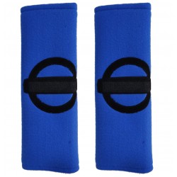 NISSAN ΜΑΞΙΛΑΡΑΚΙΑ ΓΙΑ ΖΩΝΗ ΑΣΦΑΛΕΙΑΣ 21 X 7,5 cm ΣΕ ΜΠΛΕ ΧΡΩΜΑ ΜΕ ΜΑΥΡΟ LOGO - 2 ΤΕΜ.