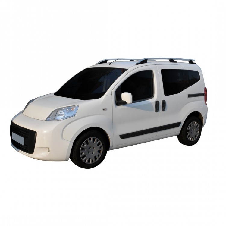 CITROEN NEMO 2008+ /PEUGEOT BIPPER 2008+ / FIAT FIORINO 2008+ ΠΑΡΑΛΛΗΛΕΣ ΜΠΑΡΕΣ ΟΡΟΦΗΣ ΑΛΟΥΜΙΝΙΟΥ 2 ΤΕΜ. ΑΣΗΜΙ