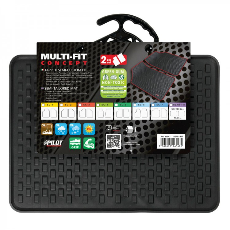 ΠΑΤΑΚΙΑ ΛΑΣΤΙΧΟ MULTI-FIT CUSTOM REAR-FIT ΠΙΣΙΝΑ 49Χ37 ΜΗ ΤΟΞΙΚΟ ΥΛΙΚΟ LAMPA - 2 ΤΕΜ. ΠΑΤΑΚΙΑ ΛΑΣΤΙΧΟ MULTI-FIT CUSTOM REAR-FIT ΠΙΣΙΝΑ 49Χ37 ΜΗ ΤΟΞΙΚΟ ΥΛΙΚΟ LAMPA - 2 ΤΕΜ.