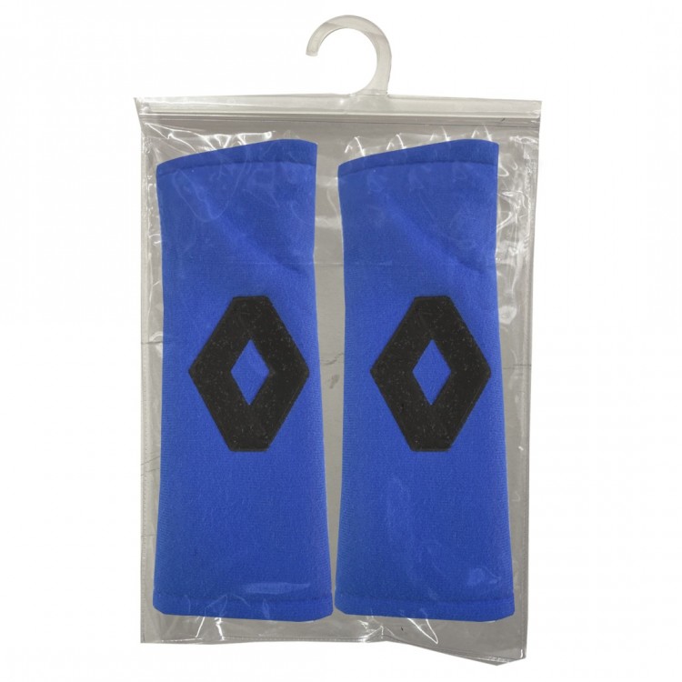 RENAULT ​ΜΑΞΙΛΑΡΑΚΙΑ ΓΙΑ ΖΩΝΗ ΑΣΦΑΛΕΙΑΣ 21 X 7,5 cm ΣΕ ΜΠΛΕ ΧΡΩΜΑ ΜΕ ΜΑΥΡΟ LOGO - 2 ΤΕΜ.