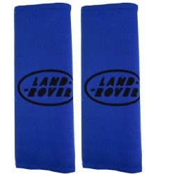 LAND ROVER ​ΜΑΞΙΛΑΡΑΚΙΑ ΓΙΑ ΖΩΝΗ ΑΣΦΑΛΕΙΑΣ 21 X 7,5 cm ΣΕ ΜΠΛΕ ΧΡΩΜΑ ΜΕ ΜΑΥΡΟ LOGO - 2 ΤΕΜ.