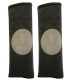 SAAB ΜΑΞΙΛΑΡΑΚΙΑ ΓΙΑ ΖΩΝΗ ΑΣΦΑΛΕΙΑΣ 21 X 7,5 cm ΣΕ ΜΑΥΡΟ ΧΡΩΜΑ ΜΕ ΓΚΡΙ LOGO - 2 ΤΕΜ.