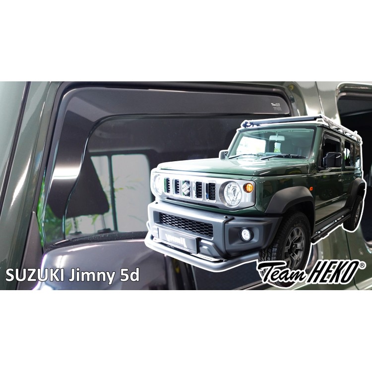 Heko - Ανεμοθραύστες για Suzuki Jimny 5 Doors 2023+ Ζευγάρι Απο Εύκαμπτο Φιμέ Πλαστικό - 2 τεμ. (ΑΝΕΜ.28662) Heko - Ανεμοθραύστες για Suzuki Jimny 5 Doors 2023+ Ζευγάρι Απο Εύκαμπτο Φιμέ Πλαστικό - 2 τεμ. (ΑΝΕΜ.28662)