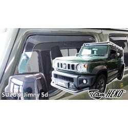 Heko - Ανεμοθραύστες για Suzuki Jimny 5 Doors 2023+ Σετ Αυτοκινήτου Απο Εύκαμπτο Φιμέ Πλαστικό - 4 τεμ. (ΑΝΕΜ.SET28663)
