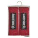 BRABUS ΜΑΞΙΛΑΡΑΚΙΑ ΓΙΑ ΖΩΝΗ ΑΣΦΑΛΕΙΑΣ 21 X 7,5 cm ΣΕ ΚΟΚΚΙΝΟ ΧΡΩΜΑ ΜΕ ΜΑΥΡΟ/ΑΣΠΡΟ LOGO - 2 ΤΕΜ.