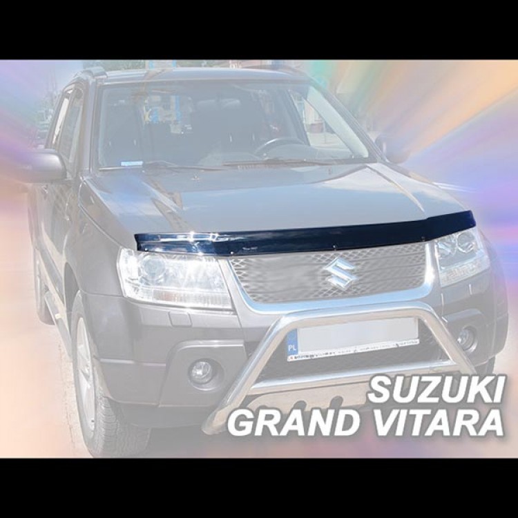 ΑΝΕΜΟΘΡΑΥΣΤΗΣ ΚΑΠΩ ΑΥΤΟΚΙΝΗΤΟΥ ΓΙΑ SUZUKI GRAND VITARA 5D 2005-2014  ΑΠΟ ΕΥΚΑΜΠΤΟ ΦΙΜΕ ΠΛΑΣΤΙΚΟ HEKO - 1 ΤΕΜ.