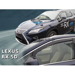 ΑΝΕΜΟΘΡΑΥΣΤΕΣ ΓΙΑ LEXUS RX 5D 2016+   ΖΕΥΓΑΡΙ ΑΥΤΟΚΙΝΗΤΟΥ ΑΠΟ ΕΥΚΑΜΠΤΟ ΦΙΜΕ ΠΛΑΣΤΙΚΟ HEKO - 2 ΤΕΜ.