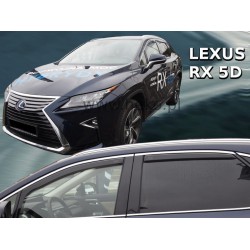 ΑΝΕΜΟΘΡΑΥΣΤΕΣ ΓΙΑ LEXUS RX 5D 2016+ ΣΕΤ ΑΥΤΟΚΙΝΗΤΟΥ ΑΠΟ ΕΥΚΑΜΠΤΟ ΦΙΜΕ ΠΛΑΣΤΙΚΟ HEKO - 4 ΤΕΜ