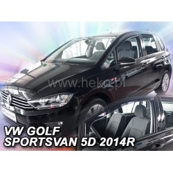ΑΝΕΜΟΘΡΑΥΣΤΕΣ ΓΙΑ VW GOLF SPORTSVAN 5D 2014-2020 ΖΕΥΓΑΡΙ ΑΥΤΟΚΙΝΗΤΟΥ ΑΠΟ ΕΥΚΑΜΠΤΟ ΦΙΜΕ ΠΛΑΣΤΙΚΟ HEKO - 2 ΤΕΜ.