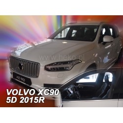 ΑΝΕΜΟΘΡΑΥΣΤΕΣ ΓΙΑ VOLVO XC90 5D 2015+  ΖΕΥΓΑΡΙ ΑΥΤΟΚΙΝΗΤΟΥ ΑΠΟ ΕΥΚΑΜΠΤΟ ΦΙΜΕ ΠΛΑΣΤΙΚΟ HEKO - 2 ΤΕΜ.