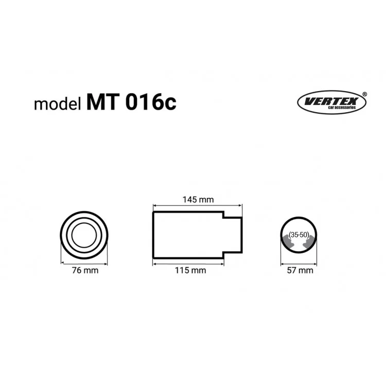 ΑΚΡΟ (ΜΠΟΥΚΑ) ΕΞΑΤΜΙΣΗΣ MT016C 35-57mm (ΜΗΚΟΣ: 145mm) AMiO - 1 ΤΕΜ. ΑΚΡΟ (ΜΠΟΥΚΑ) ΕΞΑΤΜΙΣΗΣ MT016C 35-57mm (ΜΗΚΟΣ: 145mm) AMiO - 1 ΤΕΜ.