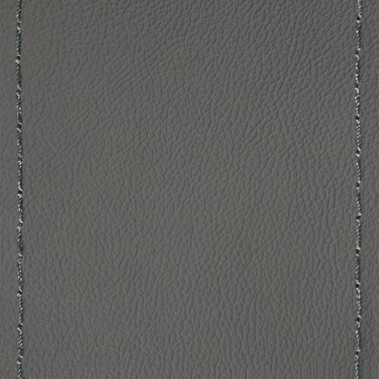 ΚΑΛΥΜΜΑ ΤΙΜΟΝΙΟΥ ΔΕΡΜΑΤΙΝΟ ΡΑΦΤΟ PREMIUM (L) 37/39cm ΓΚΡΙ