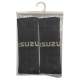 ISUZU ΜΑΞΙΛΑΡΑΚΙΑ ΓΙΑ ΖΩΝΗ ΑΣΦΑΛΕΙΑΣ 21 X 7,5 cm ΣΕ ΜΑΥΡΟ ΧΡΩΜΑ ΜΕ ΓΚΡΙ LOGO - 2 ΤΕΜ.