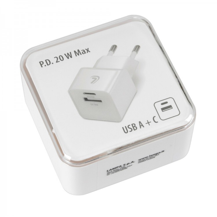 ΦΟΡΤΙΣΤΗΣ ME OIKIAKH ΠΡΙΖΑ 220/240V 20W ΜΕ 2 ΘΥΡΕΣ USB (A+C) LAMPA - 1 ΤΕΜ. ΦΟΡΤΙΣΤΗΣ ME OIKIAKH ΠΡΙΖΑ 220/240V 20W ΜΕ 2 ΘΥΡΕΣ USB (A+C) LAMPA - 1 ΤΕΜ.