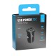 Lampa Φορτιστής Αναπτήρα με 2 Θύρες USB (Type-A + Type-C) 12/24V 18W Ultra Fast Charger - 1 τεμ. (L3871.8/T)