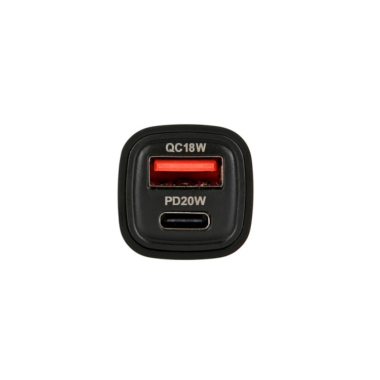 Lampa Φορτιστής Αναπτήρα με 2 Θύρες USB (Type-A + Type-C) 12/24V 18W Ultra Fast Charger - 1 τεμ. (L3871.8/T)