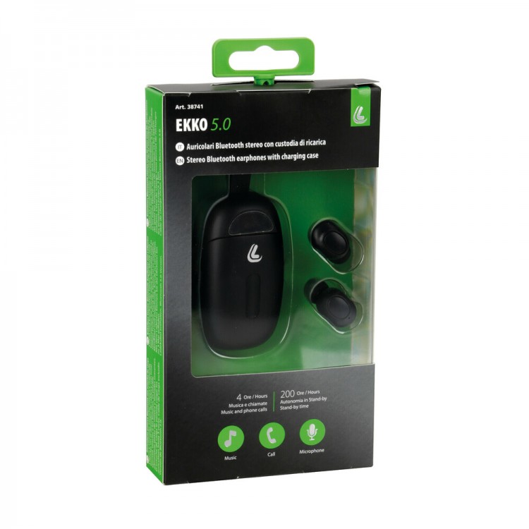 ΑΚΟΥΣΤΙΚΑ ΑΣΥΡΜΑΤΑ BLUETOOTH ΜΕ ΘΗΚΗ +ΚΑΛΩΔΙΟ ΦΟΡΤΙΣΗΣ USB(ΜΟΥΣΙΚΗ/ΚΛΗΣΕΙΣ/ΜΙΚΡΟΦΩΝΟ) ΜΑΥΡΟ EKKO5.0 LAMPA - 1 TEM. ΑΚΟΥΣΤΙΚΑ ΑΣΥΡΜΑΤΑ BLUETOOTH ΜΕ ΘΗΚΗ +ΚΑΛΩΔΙΟ ΦΟΡΤΙΣΗΣ USB(ΜΟΥΣΙΚΗ/ΚΛΗΣΕΙΣ/ΜΙΚΡΟΦΩΝΟ) ΜΑΥΡΟ EKKO5.0 LAMPA - 1 TEM.