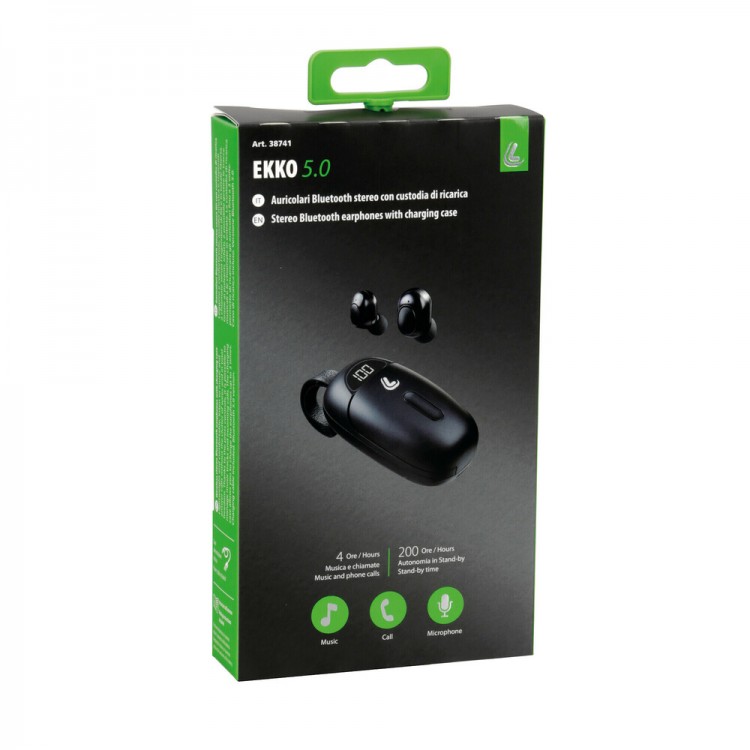 ΑΚΟΥΣΤΙΚΑ ΑΣΥΡΜΑΤΑ BLUETOOTH ΜΕ ΘΗΚΗ +ΚΑΛΩΔΙΟ ΦΟΡΤΙΣΗΣ USB(ΜΟΥΣΙΚΗ/ΚΛΗΣΕΙΣ/ΜΙΚΡΟΦΩΝΟ) ΜΑΥΡΟ EKKO5.0 LAMPA - 1 TEM. ΑΚΟΥΣΤΙΚΑ ΑΣΥΡΜΑΤΑ BLUETOOTH ΜΕ ΘΗΚΗ +ΚΑΛΩΔΙΟ ΦΟΡΤΙΣΗΣ USB(ΜΟΥΣΙΚΗ/ΚΛΗΣΕΙΣ/ΜΙΚΡΟΦΩΝΟ) ΜΑΥΡΟ EKKO5.0 LAMPA - 1 TEM.