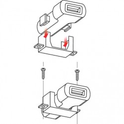 ΦΟΡΤΙΣΤΗΣ USB ΜΕ ΦΙΣ ΑΝΑΠΤΗΡΑ ΚΑΙ ΚΑΛΩΔΙΟ 150cm 12/24V 2,4A  ΑΔΙΑΒΡΟΧΟΣ