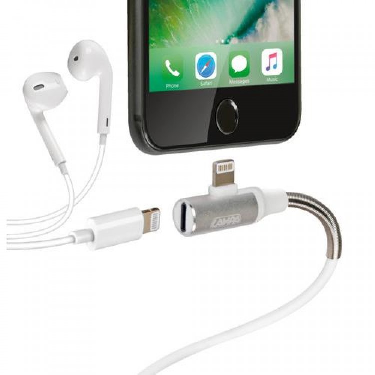 ΚΑΛΩΔΙΟ USB ΦΟΡΤΙΣΗΣ ΚΑΙ ΑΝΤΑΠΤΟΡΑΣ ΑΚΟΥΣΤΙΚΩΝ APPLE (8 PIN) 90 ΜΟΙΡΩΝ IRON SILVER LINE (200 cm) ΚΑΛΩΔΙΟ USB ΦΟΡΤΙΣΗΣ ΚΑΙ ΑΝΤΑΠΤΟΡΑΣ ΑΚΟΥΣΤΙΚΩΝ APPLE (8 PIN) 90 ΜΟΙΡΩΝ IRON SILVER LINE (200 cm)