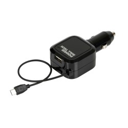 ΑΝΤΑΠΤΟΡΑΣ ΑΝΑΠΤΗΡΑ 12/24V ΜΕ 1 USB ΚΑΙ ΚΑΛΩΔΙΟ ΦΟΡΤΙΣΗΣ MICRO USB 90cm 3100mA FAST CHARGER