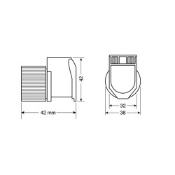PX-2, ALL-WEATHER ΠΡΙΖΑ ΑΝΑΠΤΗΡΑ ΜΕ ΚΑΠΑΚΙ 12/24V