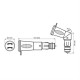 Φορτιστής Αναπτήρα με διπλό USB PLUG-IN EVO 90 μοίρες 12/24V 2,5A Φορτιστής Αναπτήρα με διπλό USB PLUG-IN EVO 90 μοίρες 12/24V 2,5A