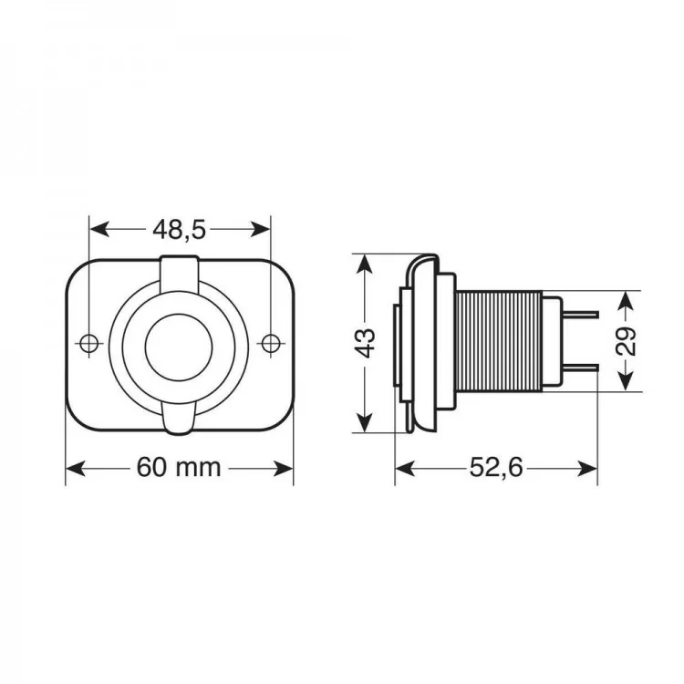 ΠΡΙΖΑ USB ΜΕ ΚΑΠΑΚΙ ΚΑΙ 2 ΘΥΡΕΣ USB (A+C) 12/24V 3000mA 15W ΜΑΥΡΗ FAST CHARGE LAMPA - 1 TEM. ΠΡΙΖΑ USB ΜΕ ΚΑΠΑΚΙ ΚΑΙ 2 ΘΥΡΕΣ USB (A+C) 12/24V 3000mA 15W ΜΑΥΡΗ FAST CHARGE LAMPA - 1 TEM.