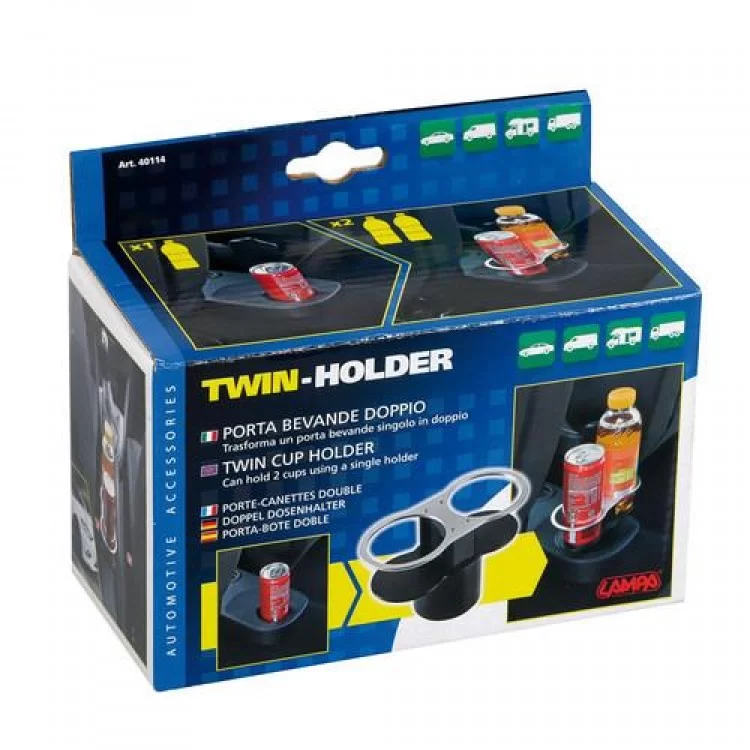 ΠΟΤΗΡΟΘΗΚΗ ΔΙΠΛΗ TWIN-HOLDER - ΘΗΚΕΣ 68 mm (ΜΕ ΒΑΣΗ 65 mm) ΤΑΦ ΠΟΤΗΡΟΘΗΚΗΣ ΠΟΤΗΡΟΘΗΚΗ ΔΙΠΛΗ TWIN-HOLDER - ΘΗΚΕΣ 68 mm (ΜΕ ΒΑΣΗ 65 mm) ΤΑΦ ΠΟΤΗΡΟΘΗΚΗΣ